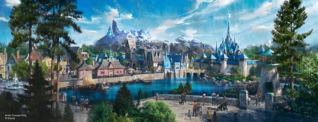 World of Frozen coming to Disneyland Paris Concept art of a new Frozen-themed land designed to look like Arendelle