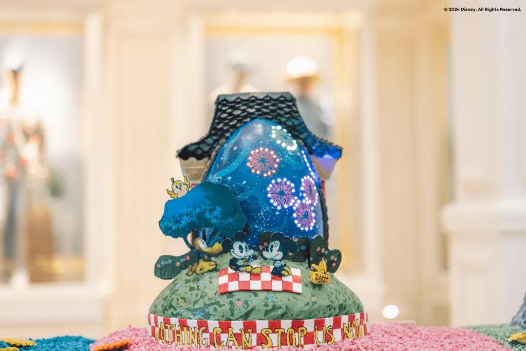 Easter Eggs at Disney Resort hotels An easter egg representing Mickey and Minnie's Runaway Railway