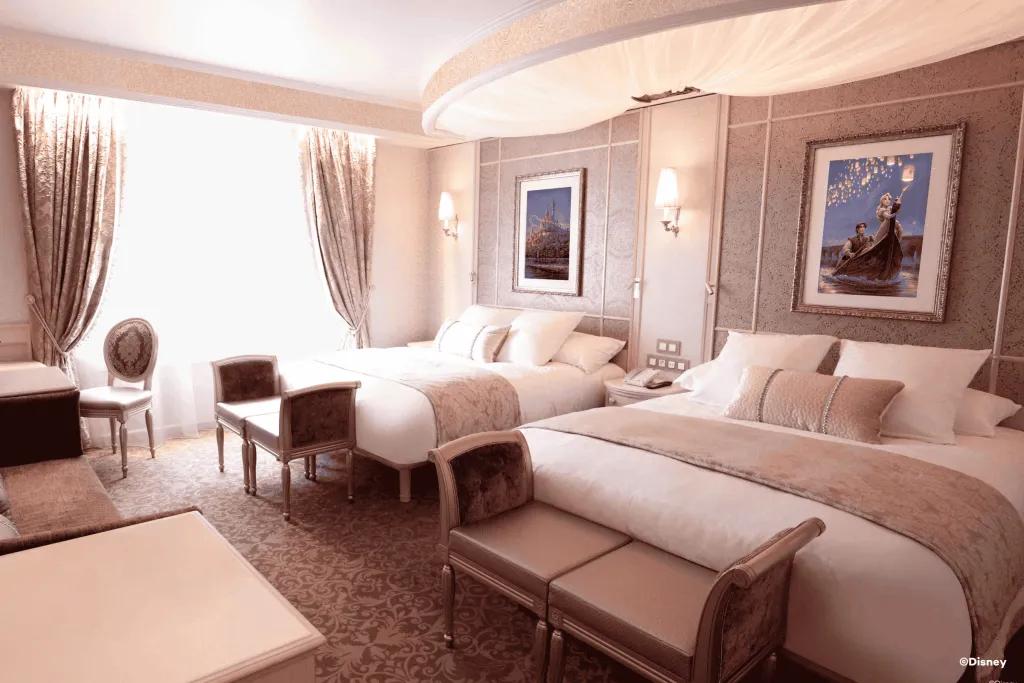 Disneyland Hotel Room at Disneyland Paris A Disney Princess themed hotel room at the Disneyland Hotel