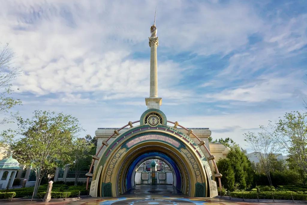 Entrance to the Ministry of Magic at Universal Epic Universe