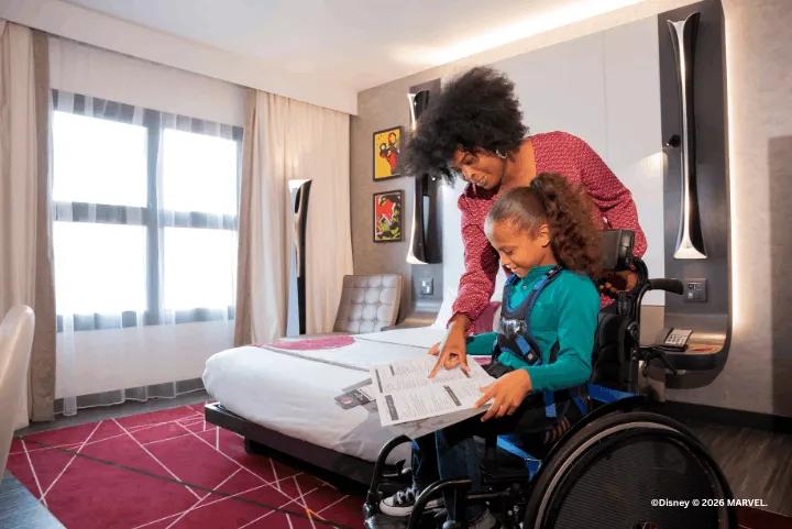 Guests at Disney Hotel New York – The Art of Marvel