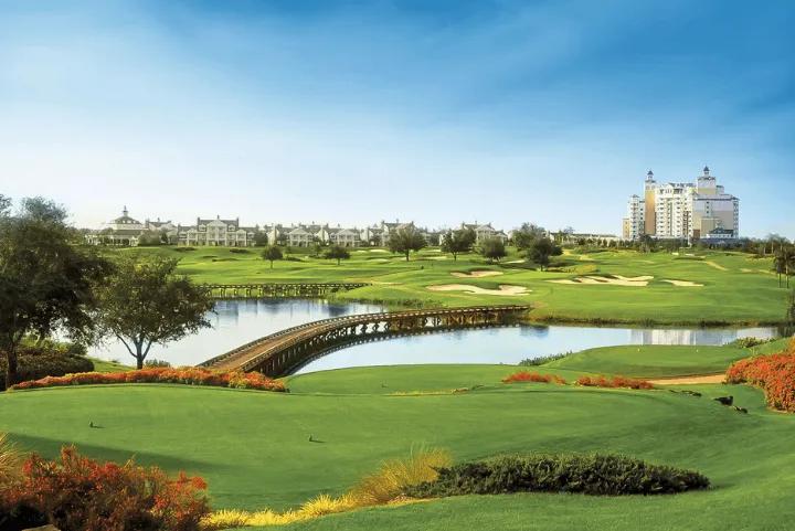 A view of the golf course at Reunion Resort