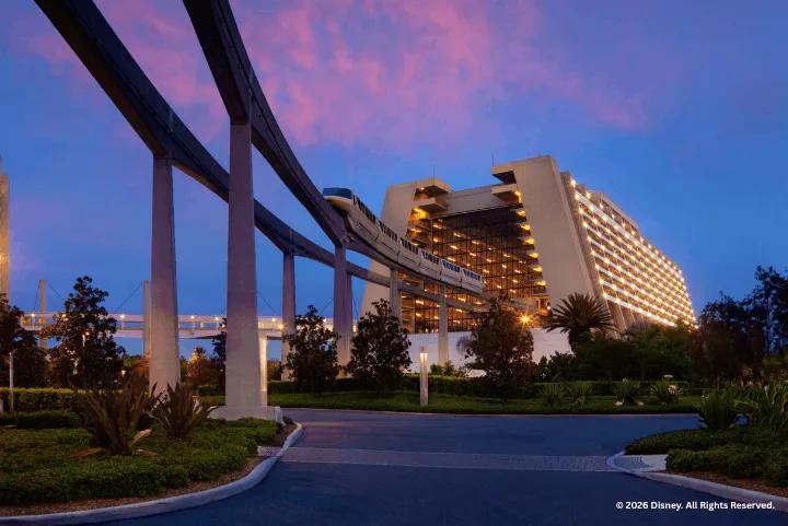 Monorail at Disney's Contemporary Resort