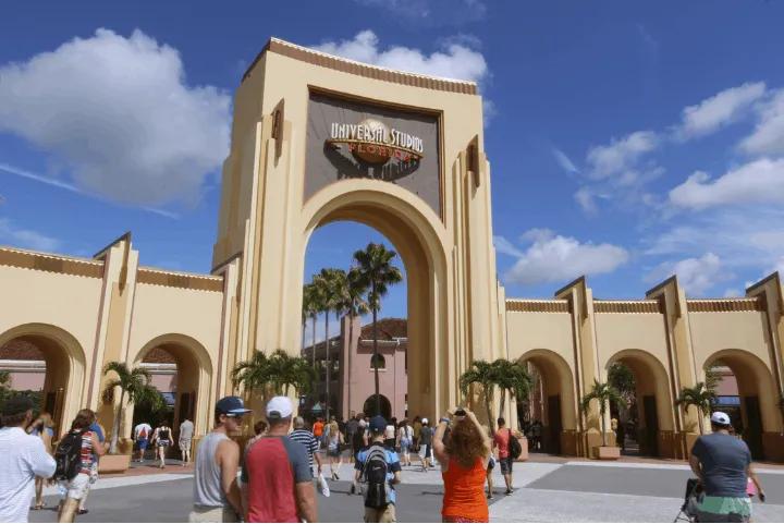 The entrance to Universal Studios Florida in Orlando