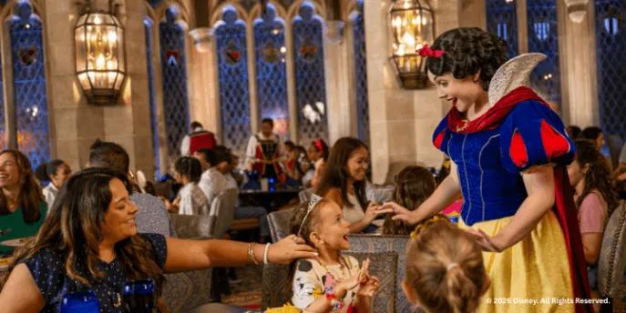 Character Dining at Cinderella's Royal Table