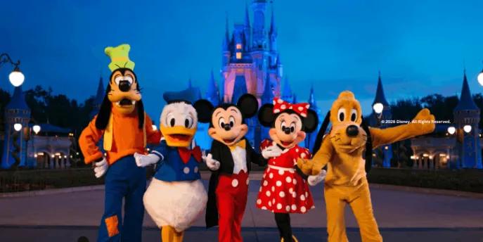 Characters at Cinderella Castle