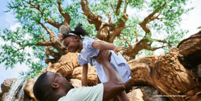 Guests in Disney's Animal Kingdom Theme Park