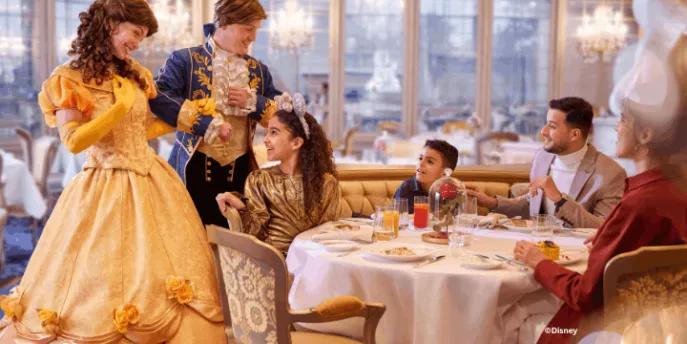 Guests with Belle and the Beast