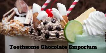 Details aus dem Menü des Toothsome Chocolate Emporium