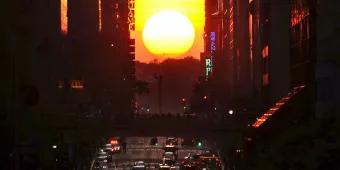 Manhattanhenge – das Sommer-Highlight in New York City Manhattanhenge – das Sommer-Highlight in New York City