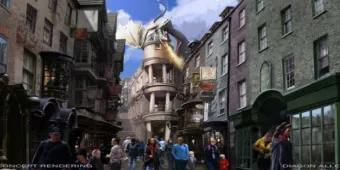 Universal Unveils Brand New Detail on the Escape From Gringotts ride! Universal Unveils Brand New Detail on the Escape From Gringotts ride!