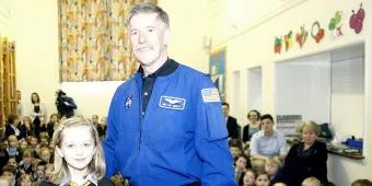 Hampshire school receives astronaut visit as part of national competition 