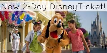 New 2 Day Disney Ticket New 2 Day Disney Ticket