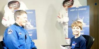Harrogate child ‘over the moon’ after spending the day with veteran NASA astronaut 