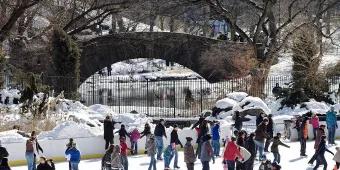 Endlich wieder Eislaufen im Central Park!