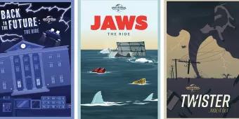 Check Out These Amazing Retro Ride Posters from Universal Orlando Resort