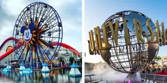 Disneyland California and Universal Studios Combo Ticket