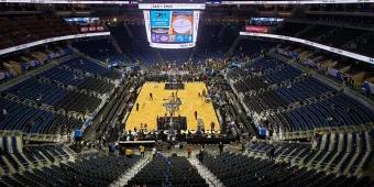 Orlando Magic Basketball at the Amway Center A view of the whole Amway Center stadium before a basketball game