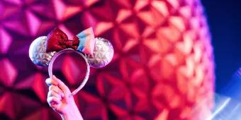 Disney Ohren vor dem World Showcase in EPCOT