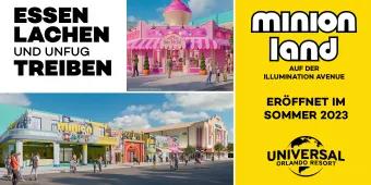Das Minion Land eröffnet im Sommer 2023 Das Minion Land eröffnet im Sommer 2023