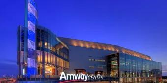 The exterior of the Amway Center Stadium