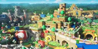 SUPER NINTENDO WORLD at Universal Epic Universe Concept art of Super Nintendo World