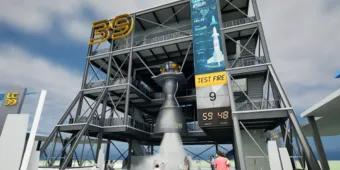 Concept art of The Gantry at LC-39 at Kennedy Space Center