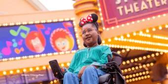 Guest at Production Courtyard, Disney Adventure World