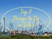 Top 5 Things to do Salou Top 5 Things to do Salou