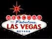 las vegas sign at night