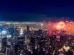 New York 4th of July Firework Display New York City skyline with many fireworks being launched over the city