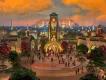Universal Epic Universe - Opening 2025! Concept art of the entrance to Universal Epic Universe
