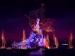 Disneyland Paris lit up at night
