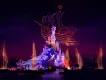 Disneyland Paris lit up at night