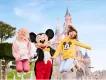 Guests with Mickey Mouse, Disneyland® Park