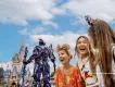Guests at Disneys Festival of Fantasy Parade