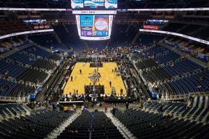 A view of the whole Amway Center stadium before a basketball game