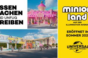 Das Minion Land eröffnet im Sommer 2023
