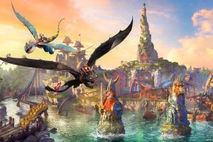 Concept art of How To Train Your Dragon - The Isle of Berk