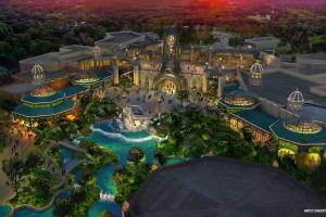 Concept art of Universal Epic Universe at Universal Orlando Resort