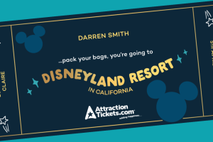 Souvenir Reveal Ticket from AttractionTickets.com