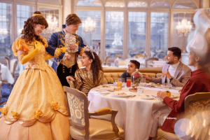 Guests with Belle and the Beast