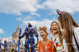 Guests at Disneys Festival of Fantasy Parade