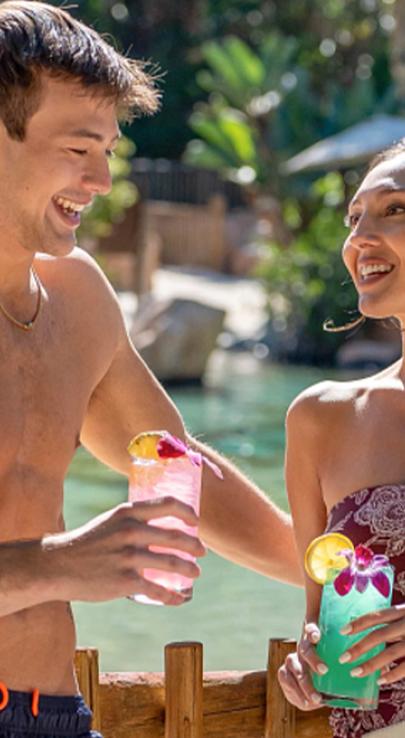 Couple at Discovery Cove Orlando