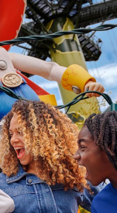 Guests at Worlds of Pixar, Disney Adventure World