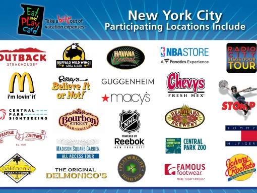 New York Eat and Play Card