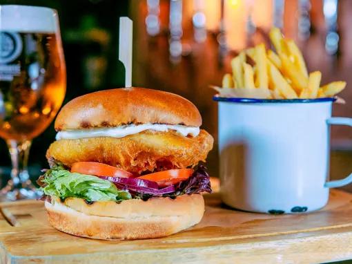 Beer Masterclass with Tastings and Gourmet Burger Meal for Two Experience Voucher