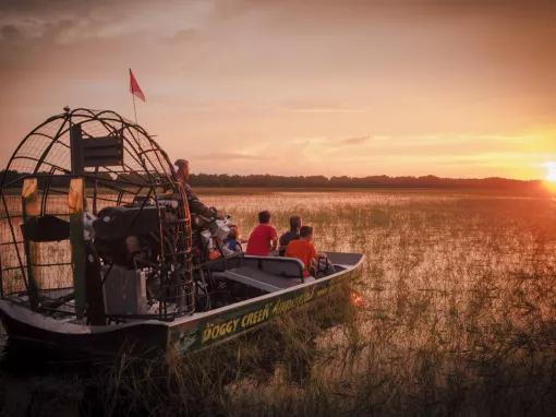Boggy Creek One Hour Airboat Night Tour
