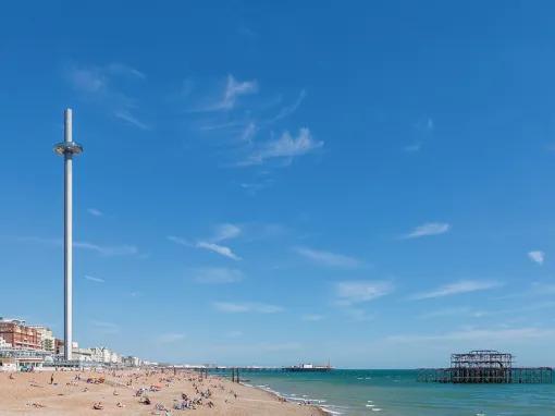 British Airways i360 Flight with Gin Afternoon Tea at Metrodeco Tea Salon for Two - Experience Voucher