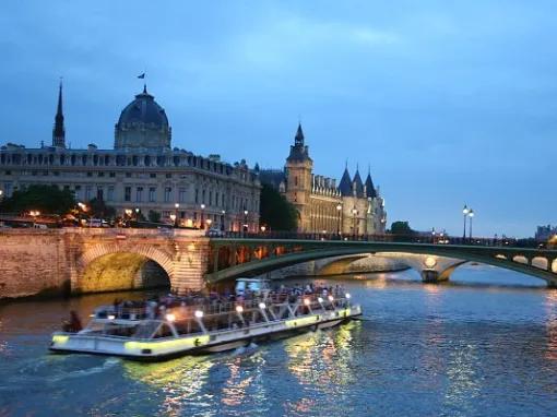 River Seine Sightseeing Cruise and the Paris Illuminations 